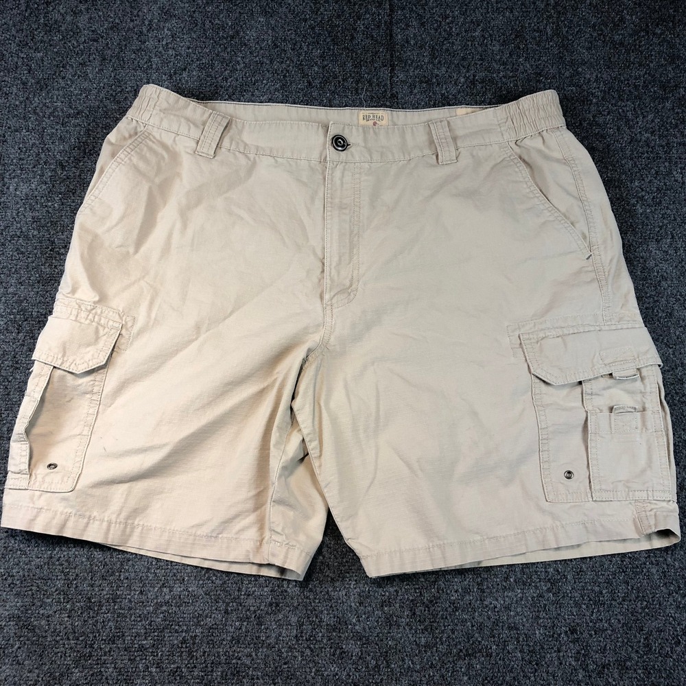 Red Head Brand Co. 42 Beige‎ Cargo Shorts Relaxed Fit Outdoor Casual Mens